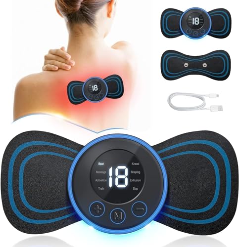 Wireless EMS Mini Body Massager – Portable Butterfly Massager for Pain Relief & Muscle Relaxation