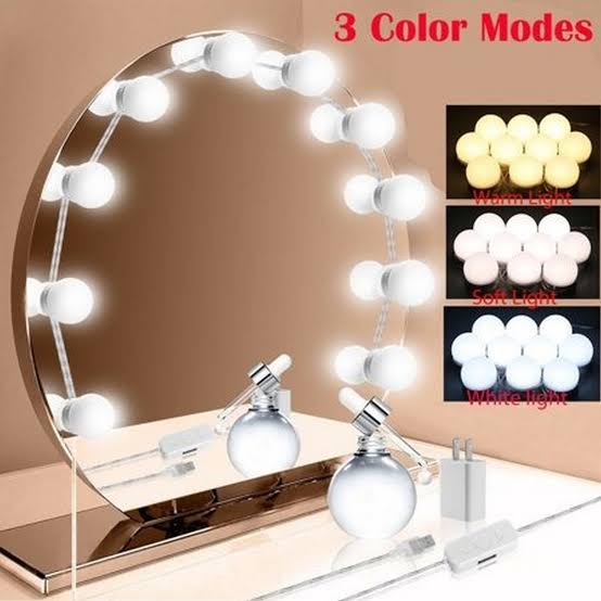 Vanity Light 10 Bulbs – Perfect for Makeup Mirror & Dressing Table