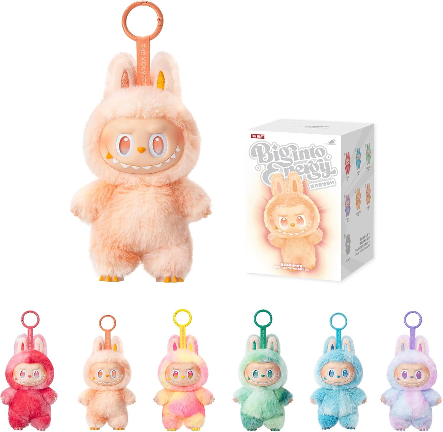 Pop Mart Labubu Doll Blind Box V3 – Big Into Energy Collection | 7-Inch Original Labubu Toy Keychain