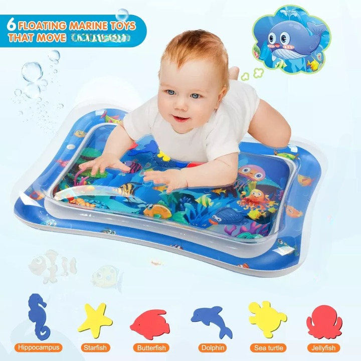 Inflatable Water Play Mat – Premium Baby Toy for Infants & Toddlers (3–24 Months)