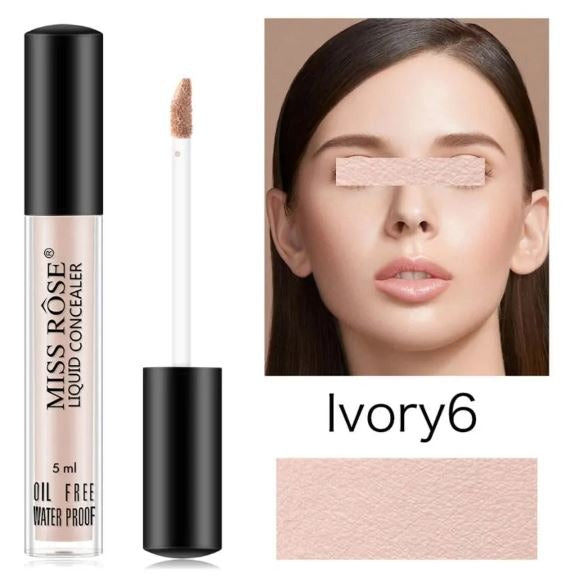 Miss Rose 3PC Regular Deal – Silk Foundation, Concealer & Blender Set | Smooth, Long-Lasting Makeup Finish