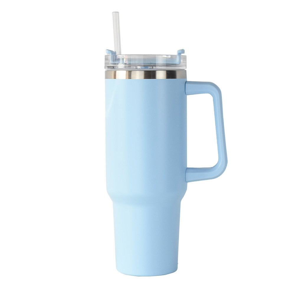 Stanley 40oz (1200ml) Stainless Steel Vacuum Insulated Tumbler with Straw – Premium Travel Mug (Random Colors)