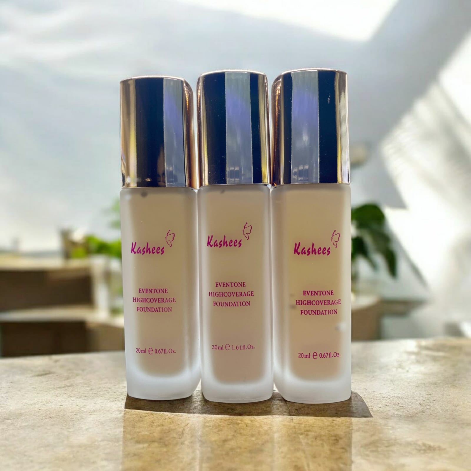 Kashee’s Eventone High Coverage Foundation – 40ml | Long Lasting & Flawless Finish