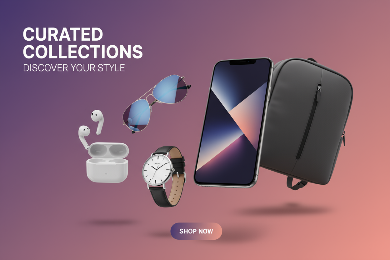 create a slide show image different products Unique & attractive image